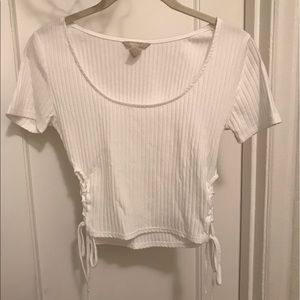 White Crop Top